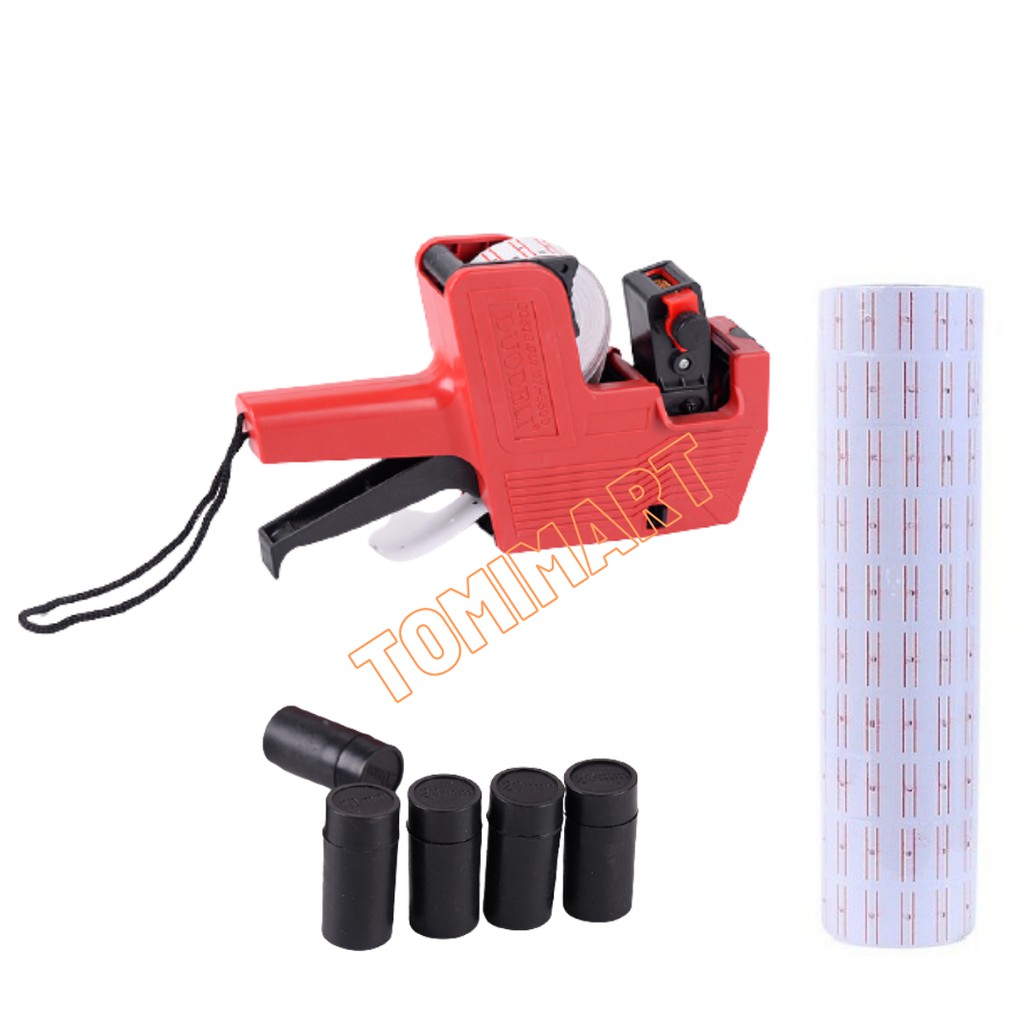 Combo Máy Bấm Giá + Tem Giá + Mực Máy Bấm Giá