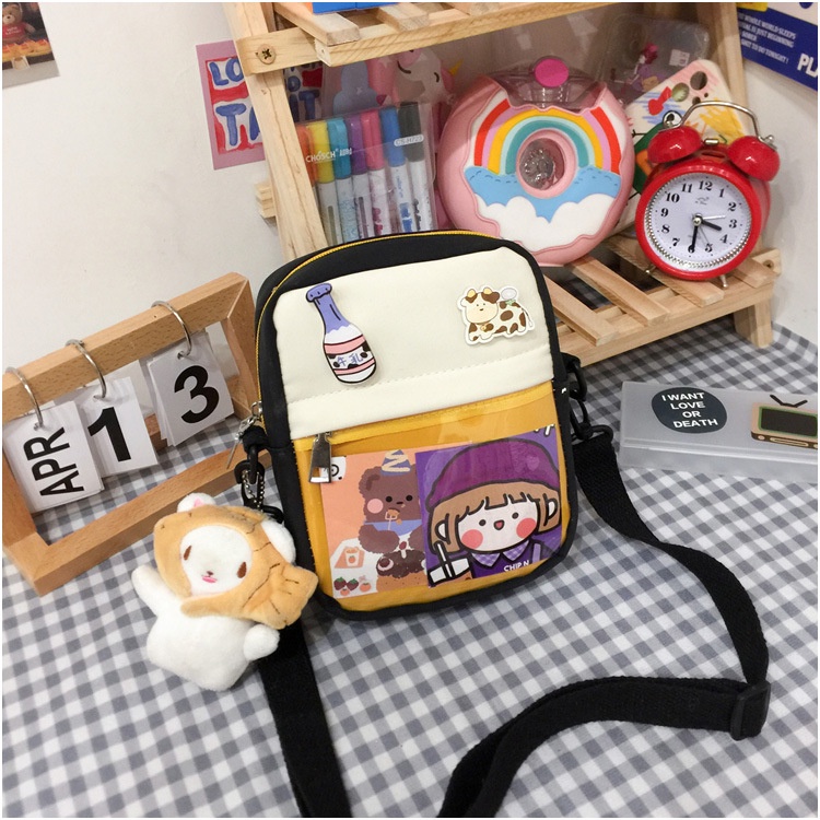Túi nữ mềm mại thời trang họa tiết hoạt hình dễ thương phong cách trẻ trung Jelishop