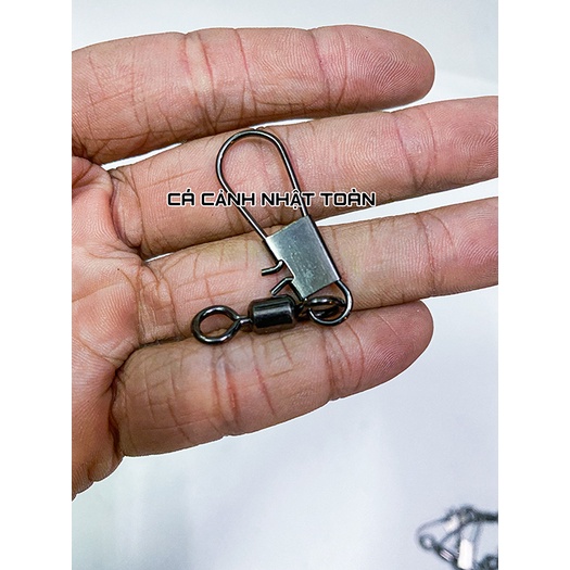 KHÓA LINK CÂU CÁ CHỐNG XOẮN 2 VÒNG LUXURY SIZE TO 2.0 (1 CÁI)