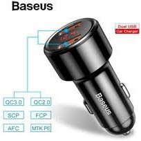 Baseus 45 W Quick Charge 4.0 3.0 USB Sạc Trên Ô Tô Cho iPhone , ipad, Huawei  công nghệ QC4.0 QC3.0 Sạc Nhanh