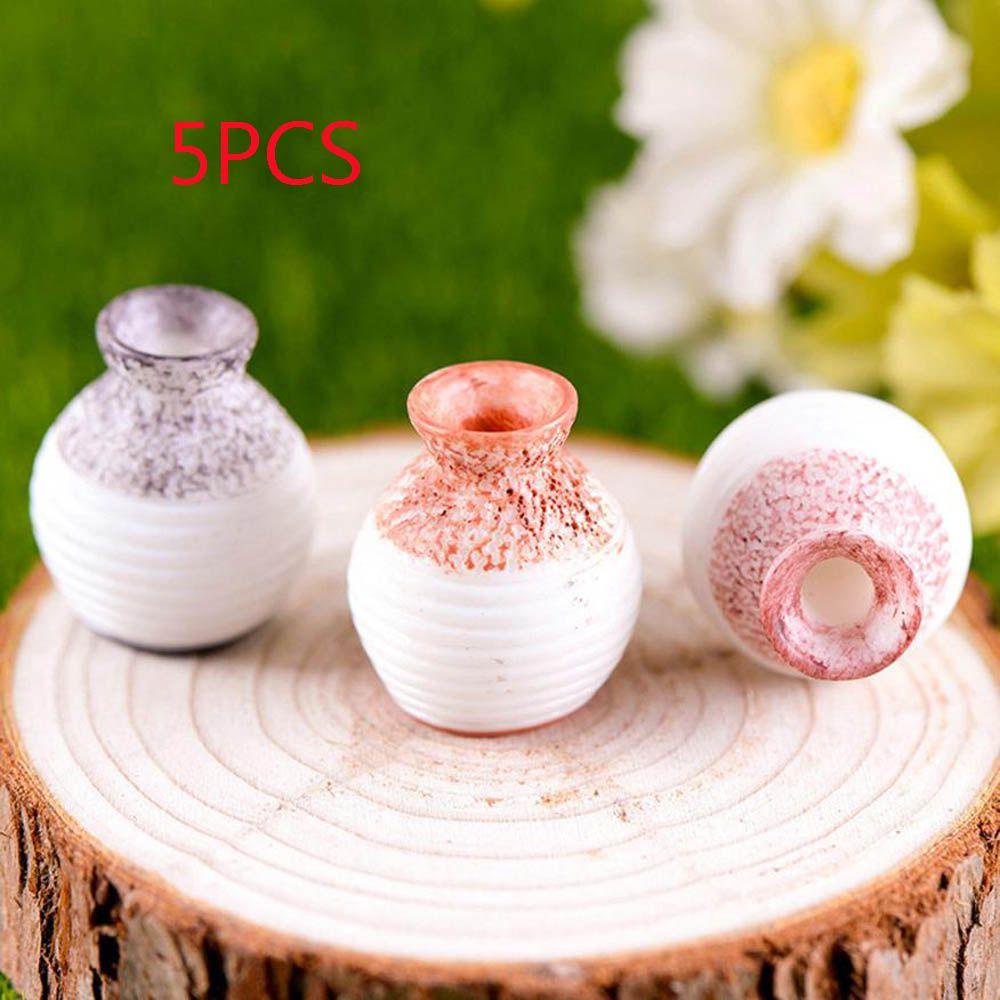 Set 5 Bình Hoa Mini Dùng Để Trang Trí Nhà Cửa / Sân Vườn DIY