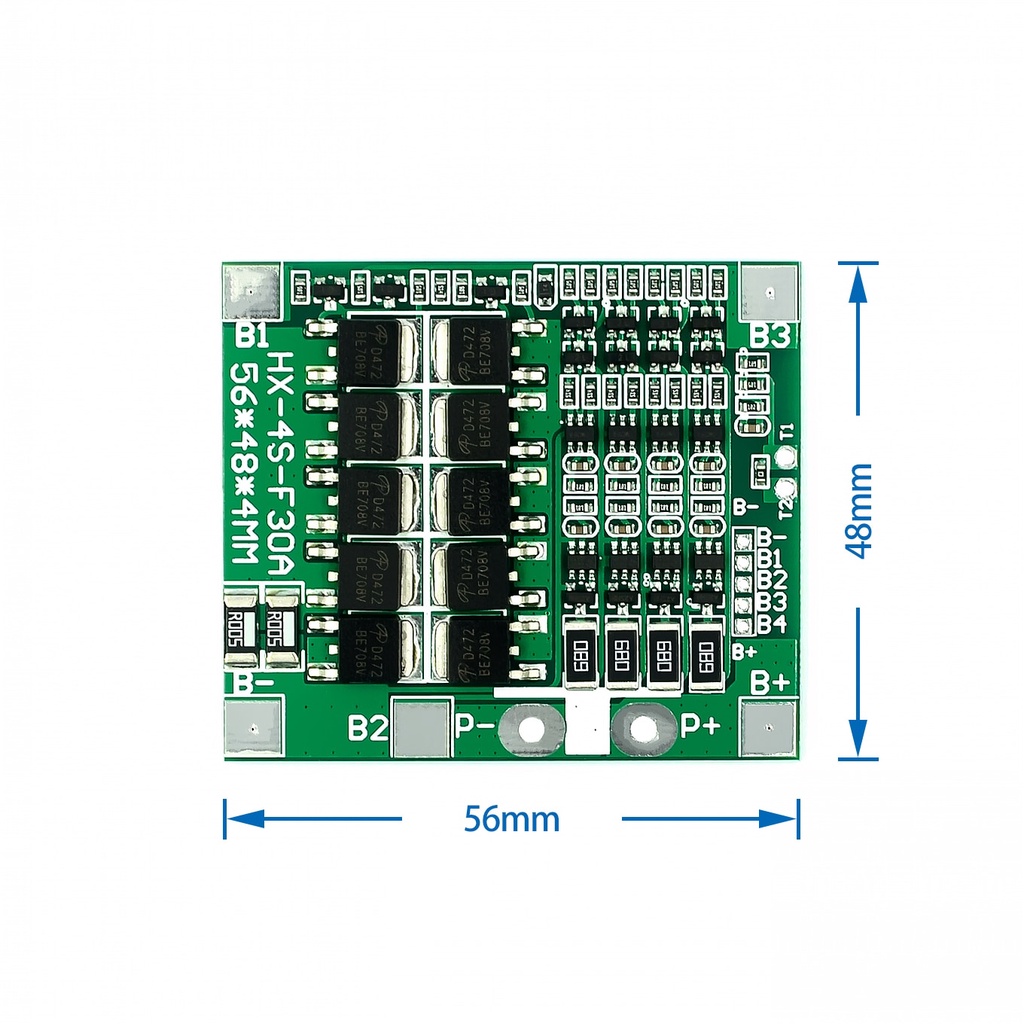 Bảng Sạc Pin Li-ion 3S/4S 40A 60A 18650 BMS Cho Động Cơ Khoan 11.1V 12.6V/14.8V 16.8V