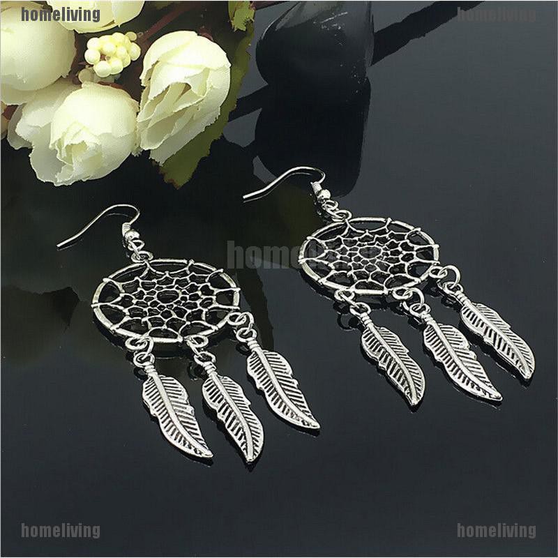 [homeliving] Bông Tai Hình Lưới Giấc Mơ Màu Bạc