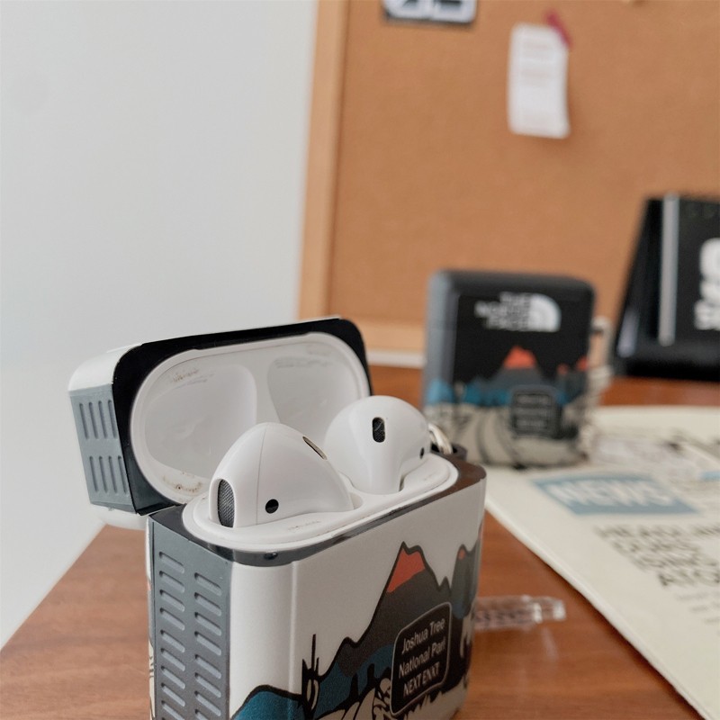 Vỏ Bảo Vệ Hộp Đựng Tai Nghe The North Face Cho Airpods Pro 1 / 2