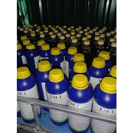 Chế phẩm sinh học, EM gốc Việt Nhật, chai 1 lít ủ được 40 lít EM thứ cấp, xử lý nước hồ cá, ủ phân