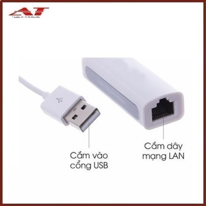 [USB ra Lan có Dây [Apple] chuyển đổi từ cổng usb ra mạng