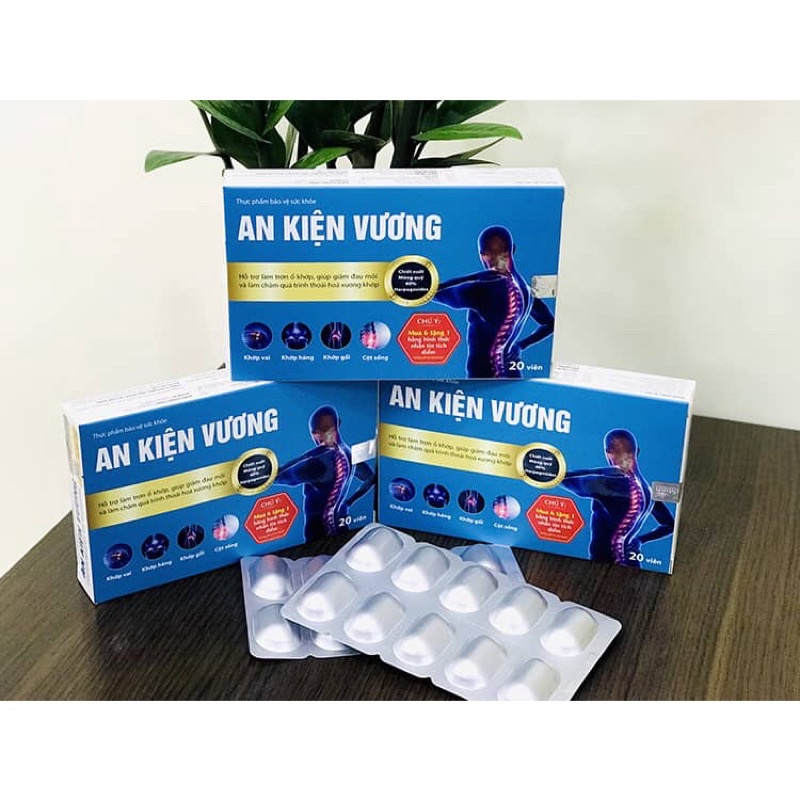 An vương kiện - hỗ trợ làm trơn ổ khớp, giúp giảm đau mỏi, làm chậm quá trình thoái hoá xương khớp