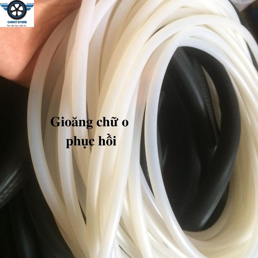 Giăng cao su chống ồn, phục hồi ô tô Carkit store P.H005 Gioăng chữ O luồn khung xe hơi.(Số lượng 15m - Giá:360.000)