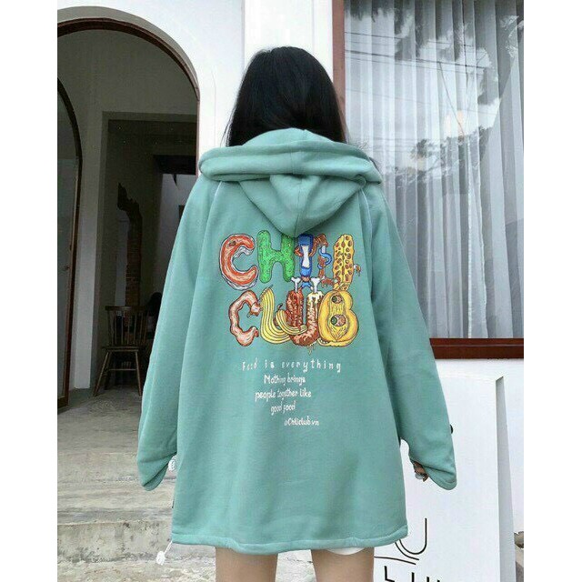 Áo khoác hoodie Chống Nắng Cho nam nữ in hình Chili Club, unisex form rộng có Dây Kéo ulzzang ảnh thật 123SHOP | BigBuy360 - bigbuy360.vn