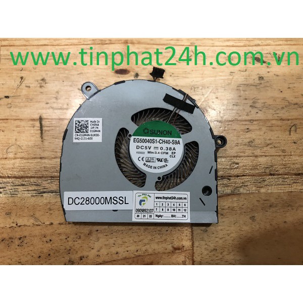 Thay FAN Quạt Tản Nhiệt Laptop Dell Precision M3540 M3541 M3542