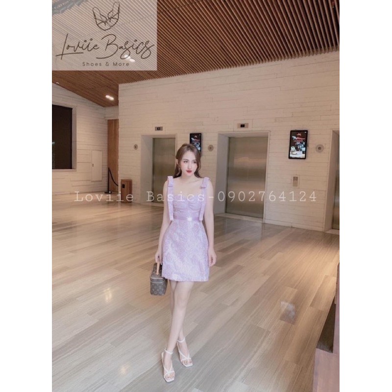 SANDAL CAO GÓT LOVIIE BASICS QUAI MẢNH - GIÀY CAO GÓT SANDAL GÓT NHỌN DÂY CHÉO THỜI TRANG G200522