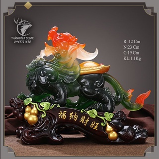 Tượng tỳ hưu trấn trạch chiêu tài, tượng phong thuỷ bàn thờ thần tài thổ địa