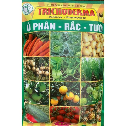 CHẾ PHẨM Ủ RÁC THẢI THỰC VẬT - NẤM ĐỐI KHÁNG - TRICHODEMA