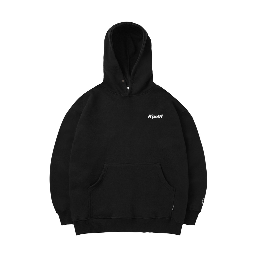 RIPOFFF Basic Logo Hoodie 3.0 - Black