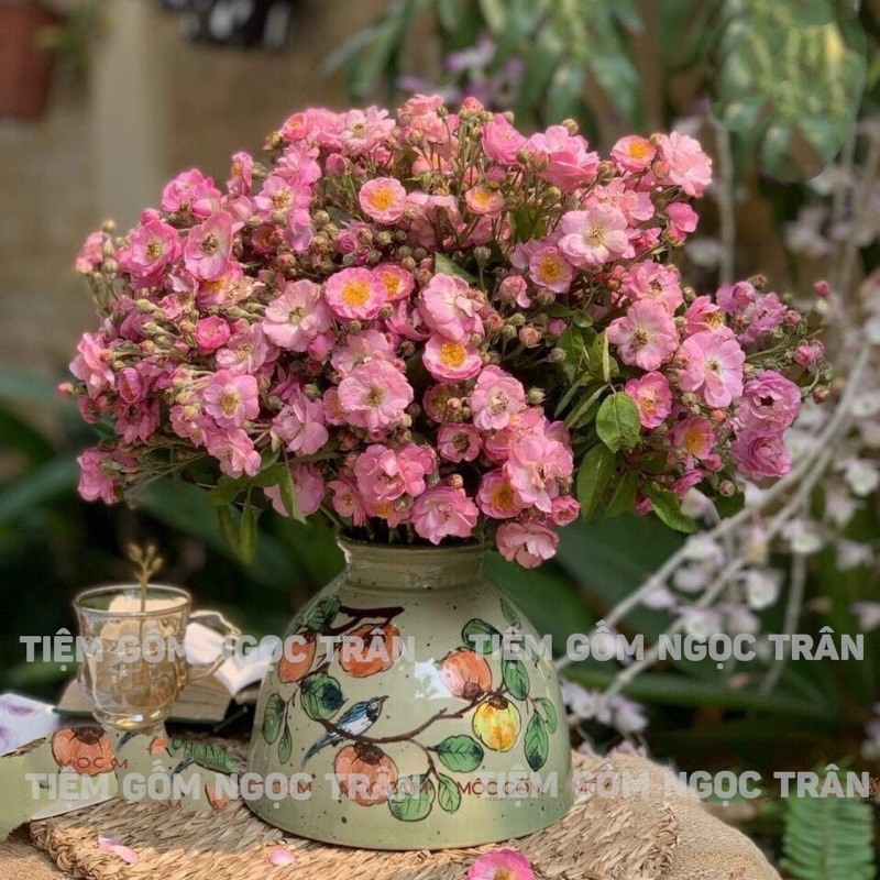 New hàng mới-Bình gốm, lọ hoa vẽ ✍️ Gốm sứ Bát Tràng-tiệm gốm Ngọc Trân