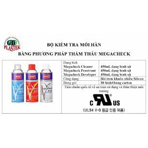 Dung Dịch Kiểm Tra Mối Hàn Chất thấm MEGA CHECK PENETRANT NABAKEM