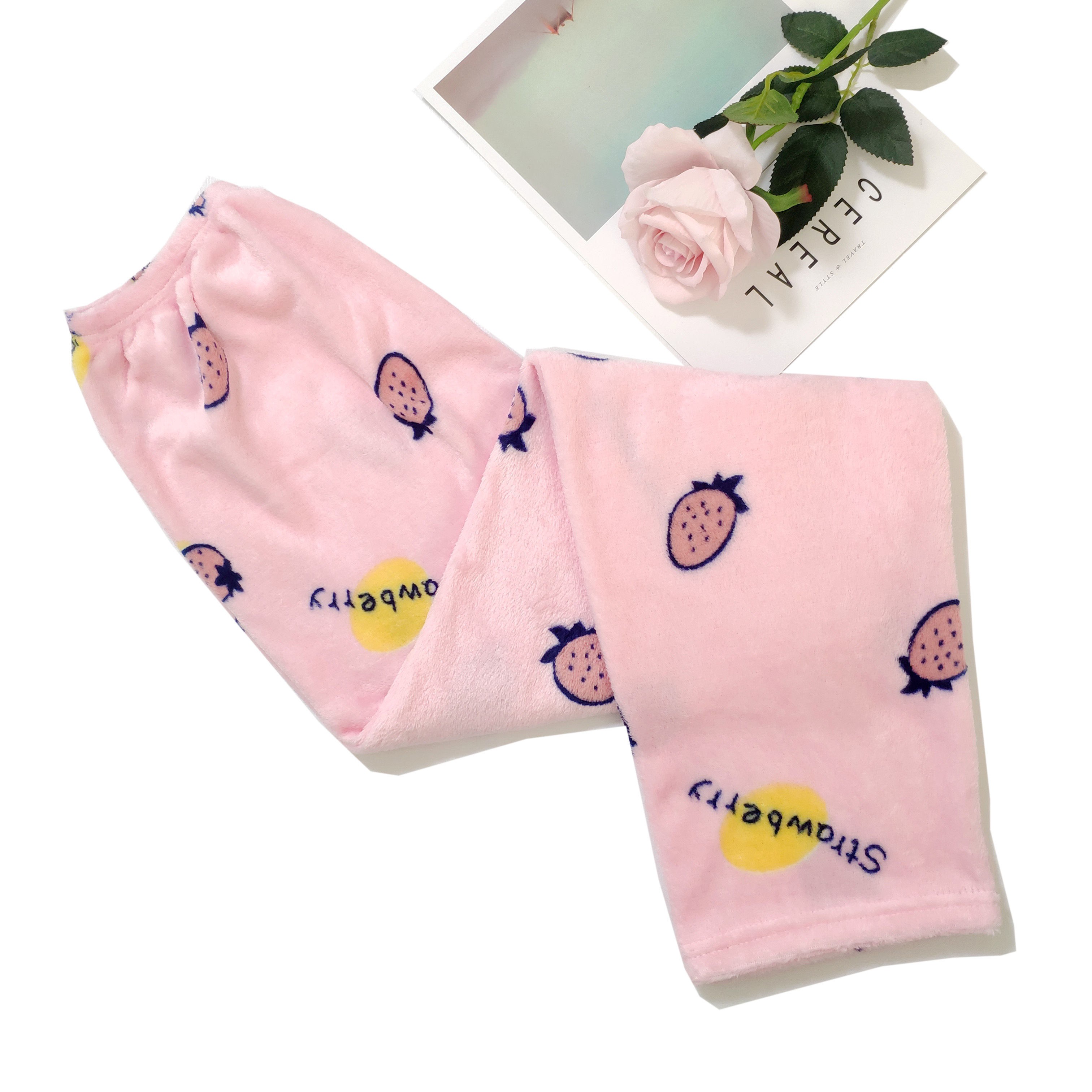 Quần ngủ bông ấm áp xinh xắn dành cho nữ | BigBuy360 - bigbuy360.vn