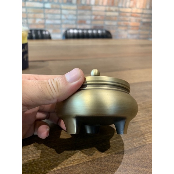 Lư xông trầm hương bằng đồng nguyên chất 7,7x9cm