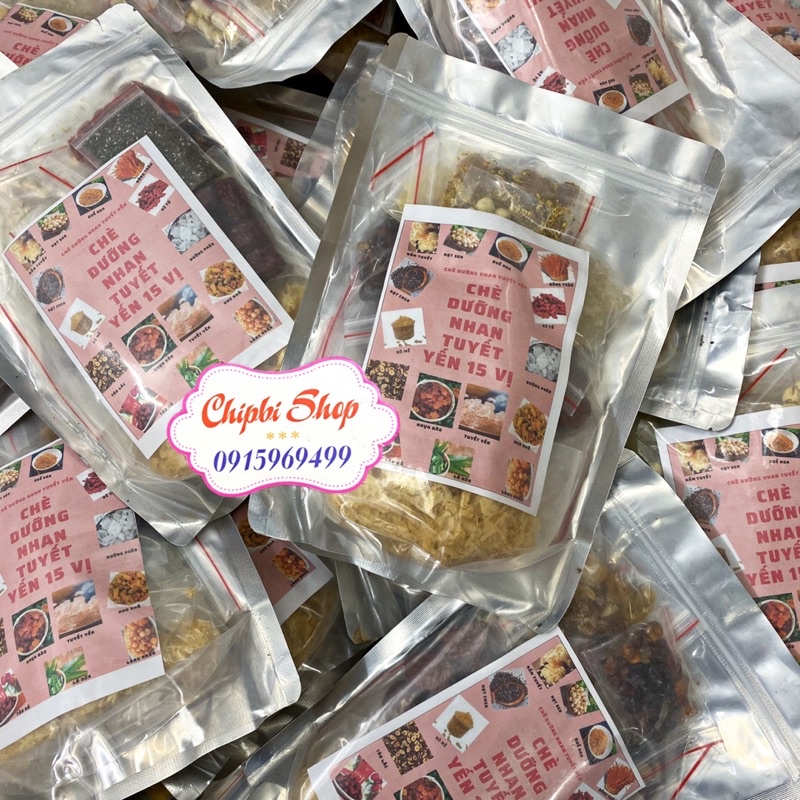 set chè dưỡng nhan 15 vị- trọng lượng 500gr