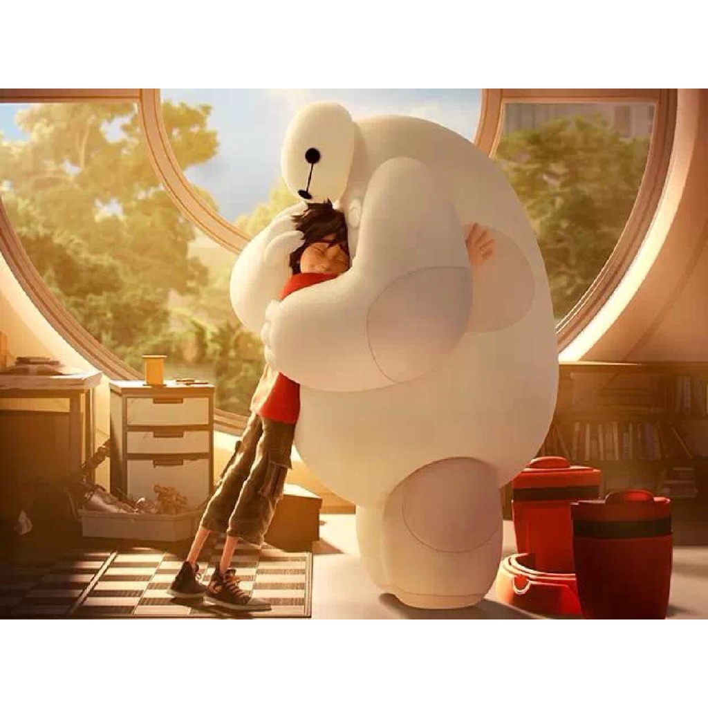 DISNEY Đèn Led Ngủ Hình Baymaxis Big Hero 6 Cổng Usb