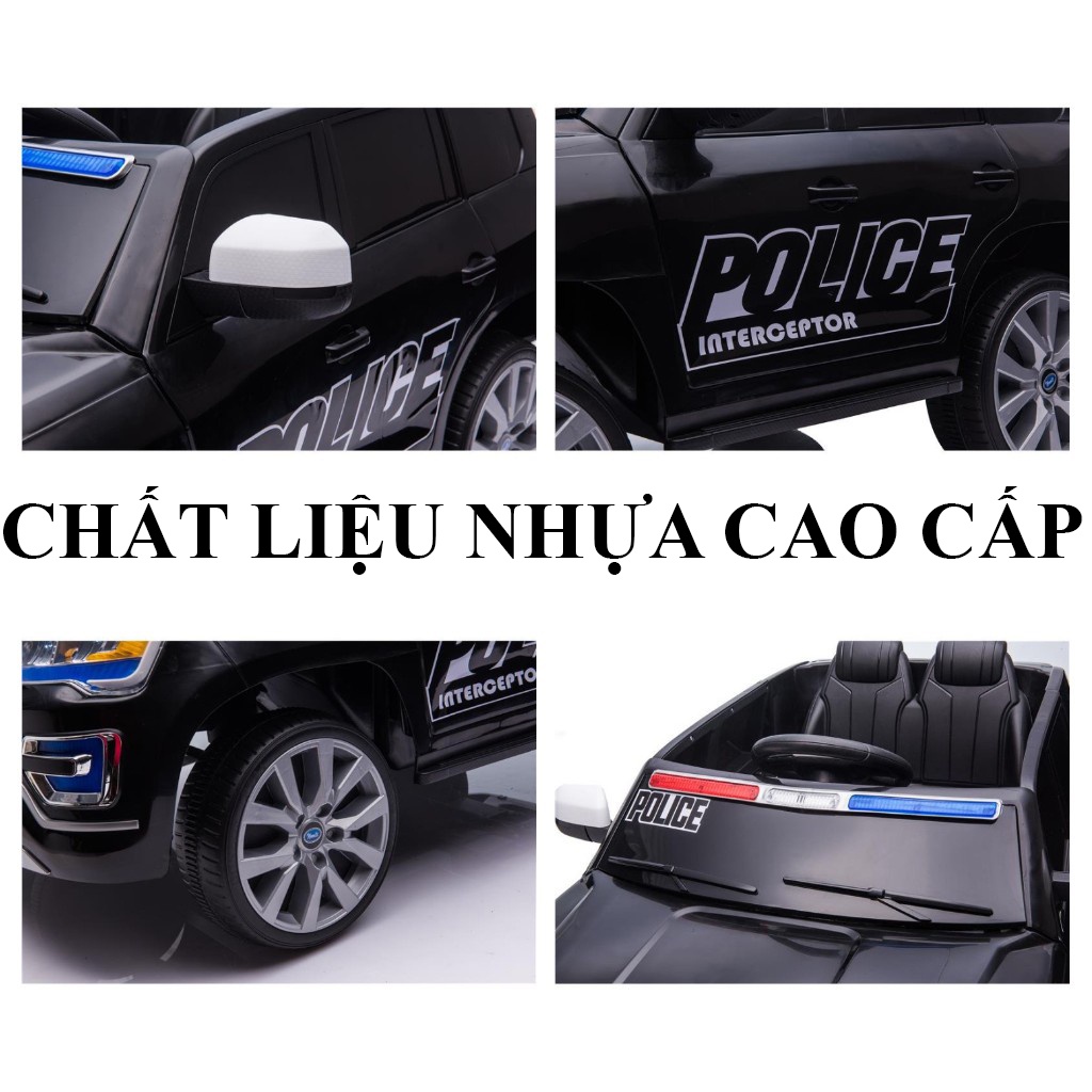 Xe ô tô điện cảnh sát trẻ em TILO KIDS TLK-8989