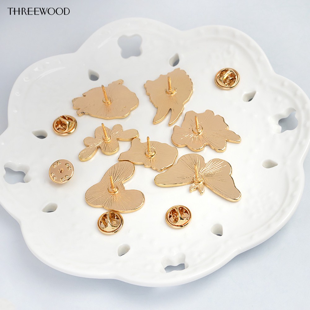 [Ready stock] Clothes Jewelry Honeybee Butterfly Magpie Brooch