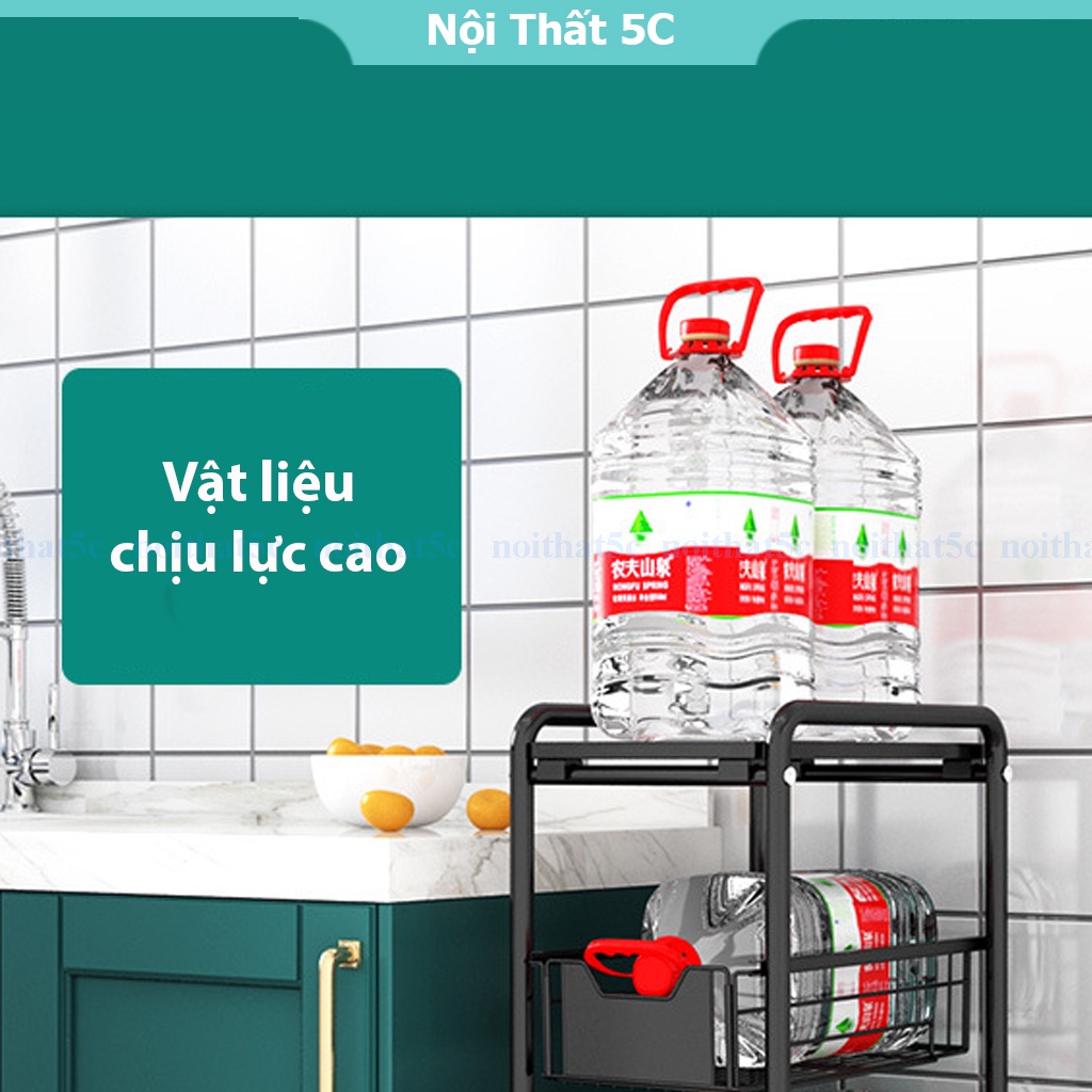 Kệ để đồ đa năng kệ để rau củ quả 4 5 tầng khung thép carbon cao cấp chịu lực cao, có thê sử dụng để phòng bếp, nhà tắm