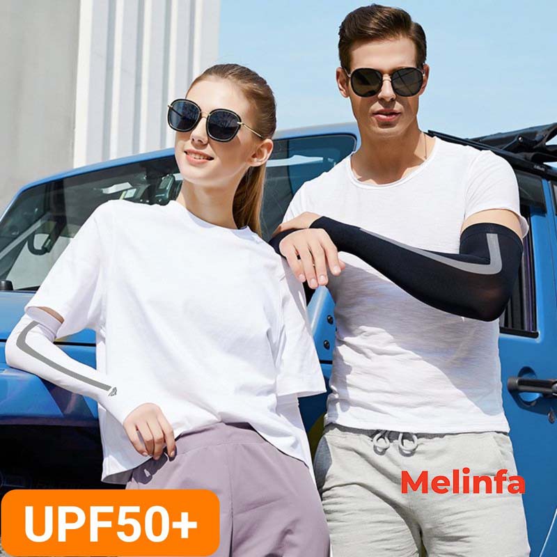 Ống tay áo chống nắng, bộ găng tay dài chống nắng, chống tia UV lên đến UPF50+mã VAA0062