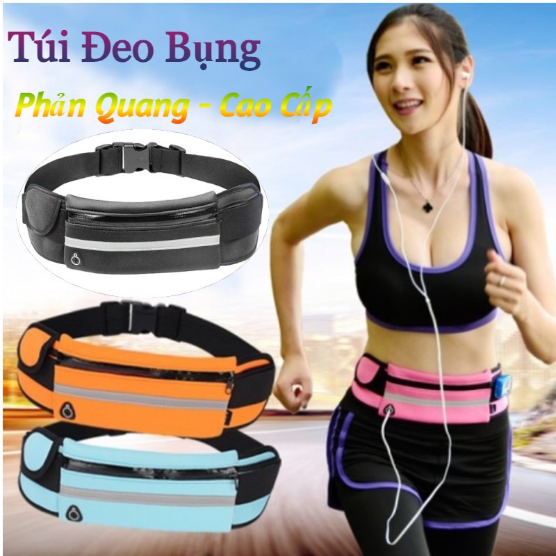 Túi Đeo Bụng (Loại Đẹp) Tiện Lợi Tập Thể Dục - Đi Bộ - Đi Chơi - Đi Du Lịch