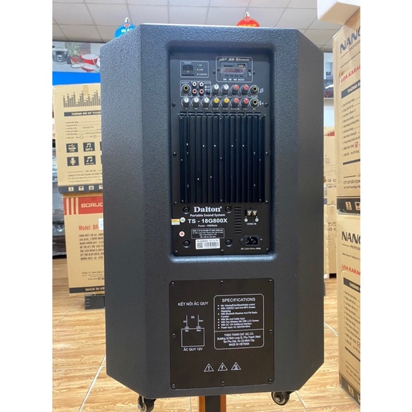 Loa kéo  Dalton TS-18G800X loa bass5 tấc, 850W tặng kèm 2 micro không dây.