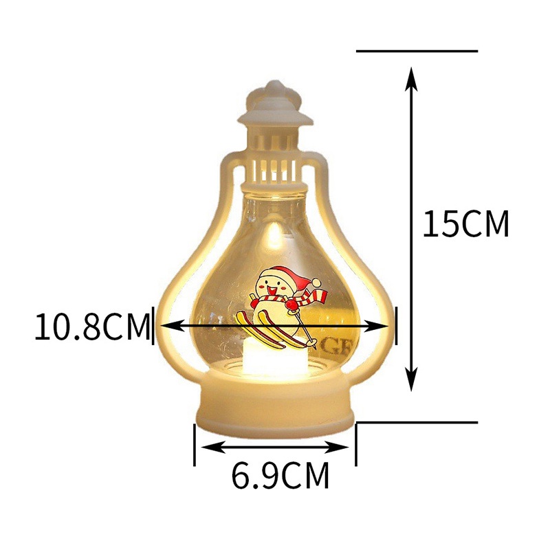 Giáng sinh trang trí đèn lồng đèn LED di động đèn đêm trung tâm mua sắm trang trí mặc định cảnh quà tặng