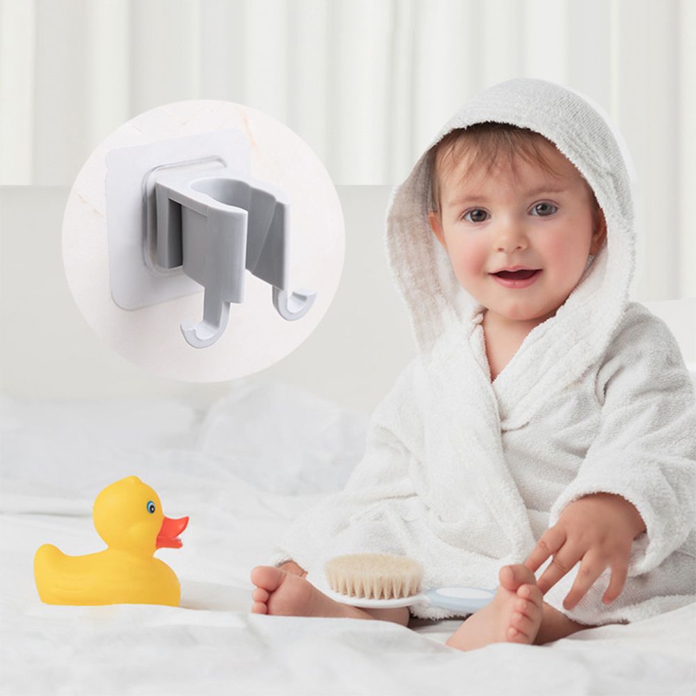 Kẹp đỡ đầu vòi hoa sen gắn tường không cần khoan lỗ tùy chọn màu sắc cho nhà tắm