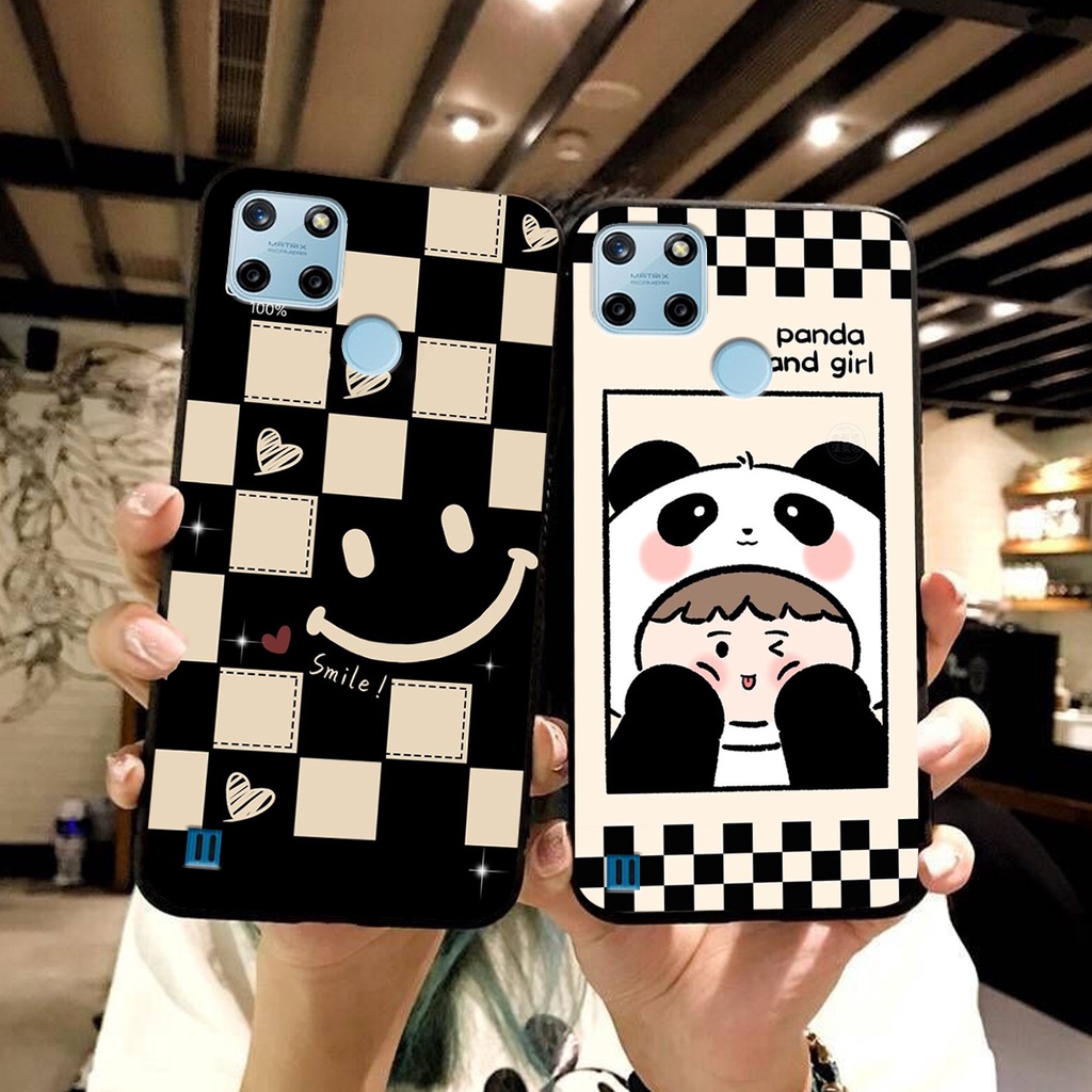 Ốp lưng Realme C25Y in hình cao cấp mẫu kẻ caro,mikenbe@r siêu hot