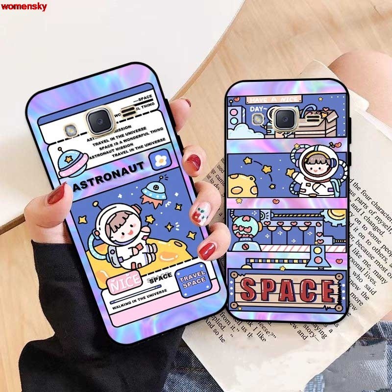 Ốp điện thoại silicone mềm in họa tiết HTKRA 6 cho Samsung J2 J3 J5 J7 Prime Pro A2 Core Plus Duo 2015 2016 2017 2018