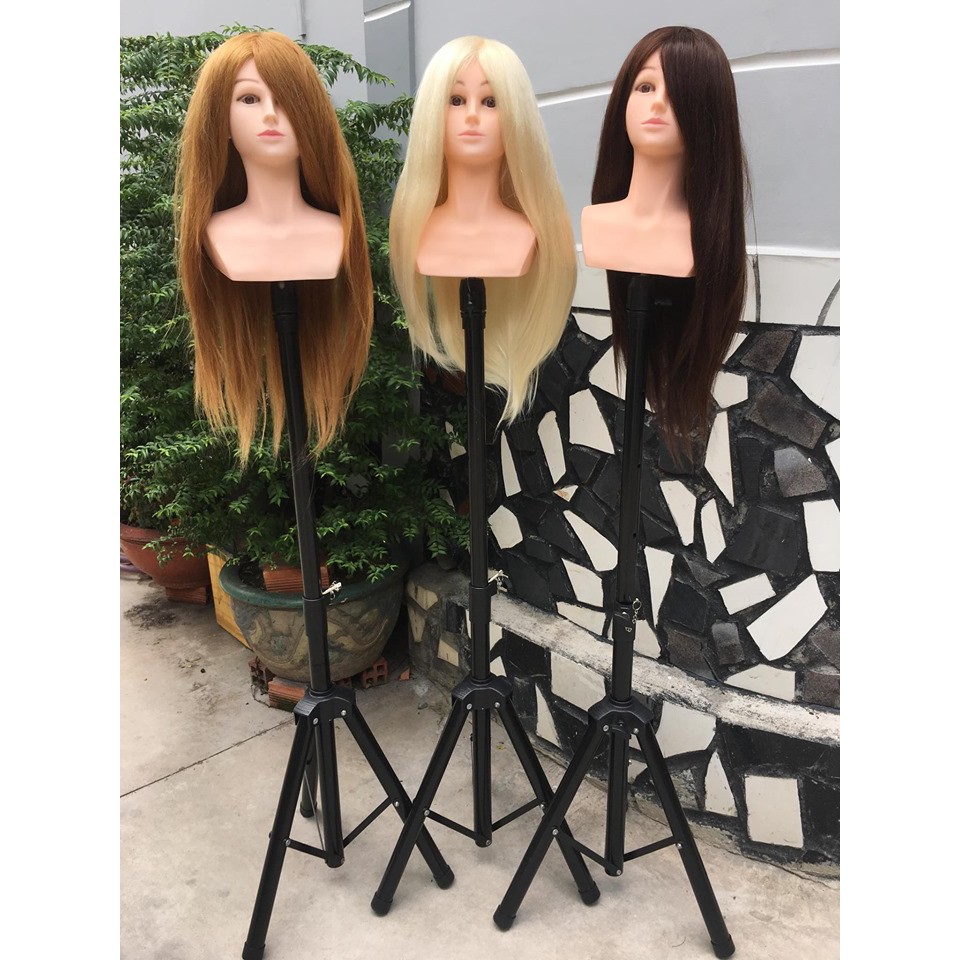 Chân Manocanh Học Cắt Tóc, Giá Đỡ Đầu Ken, Giá Đỡ Đầu Manocanh