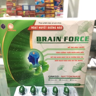 HOẠT HUYẾT DƯỠNG NÃO BRAIN FORCE ( hộp 60 viên)