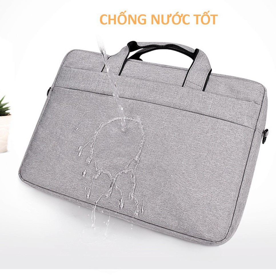 NDA Cặp đựng laptop Laptop, túi chống sốc Macbook nhiều ngăn, chống nước, có tay xách và quai mang 15.6, 14.1,13.3 inch 