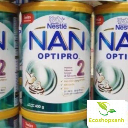 Combo 3 lon Sữa NAN OPTIPRO 2 Mẫu Mới 400g (Date 2021)