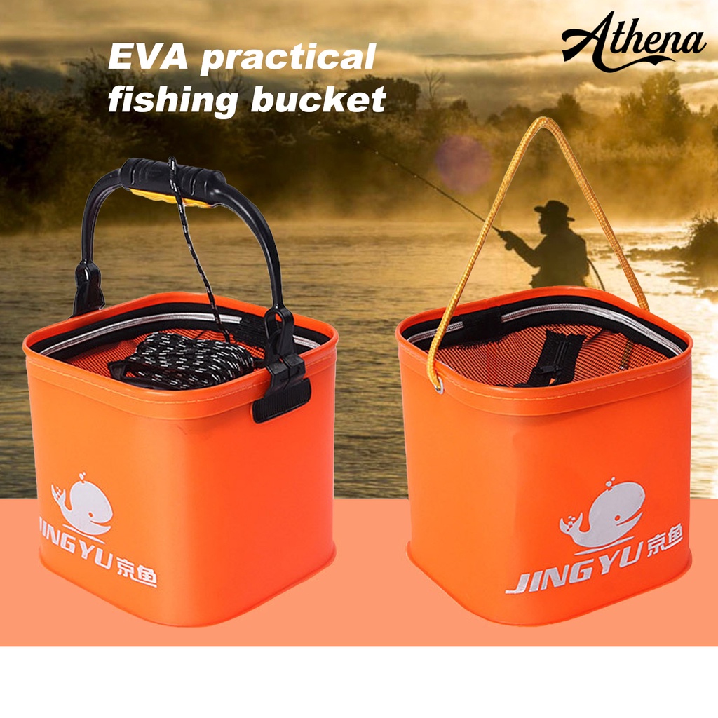 Xô Đựng Mồi Câu Cá Đa Năng Có Thể Gấp Gọn Tiện Dụng
