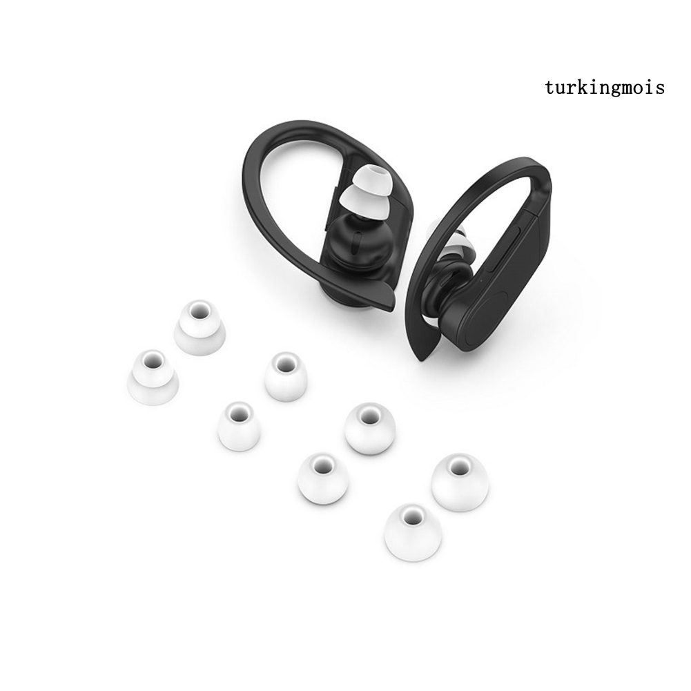 Set 8 Nút Nhét Tai Nghe Bluetooth Nhét Tai Bằng Silicon Mềm Cho Powerbeats Pro / 3