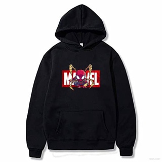 Áo hoodie in hình người nhện Marvel thời trang đường phố unisex 2021