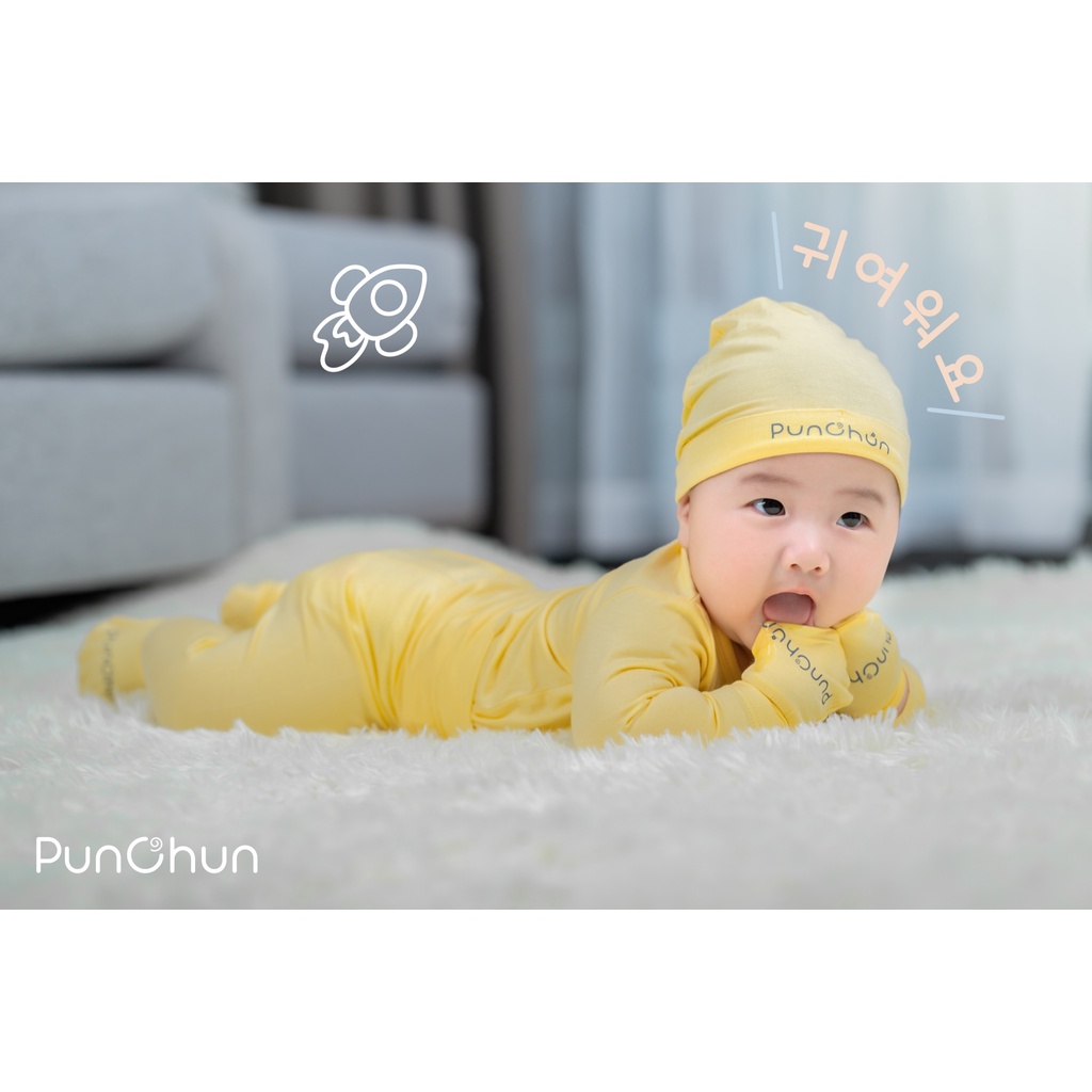 [CHÍNH HÃNG] Mũ thóp sơ sinh Punchun