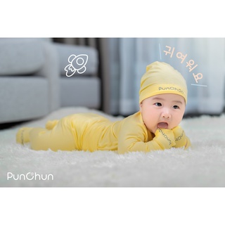 [CHÍNH HÃNG] Mũ chóp/tai gấu sơ sinh Punchun