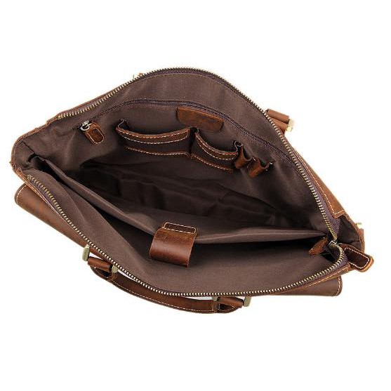 [ BẢO HÀNH DA 10 NĂM ] CẶP DA BÒ ĐỰNG LAPTOP | BigBuy360 - bigbuy360.vn