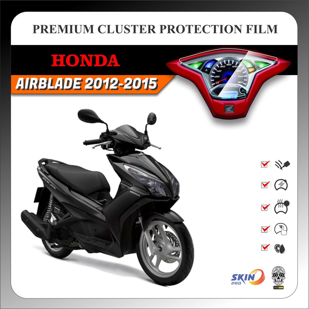 Miếng dán PPF bảo vệ mặt đồng hồ xe AIR BLADE 2012 2013 2014 2015 - HONDA AIRBLADE AB