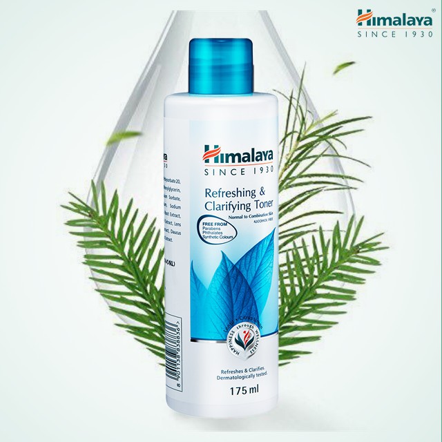 Nước hoa hồng làm sạch và cân bằng da Himalaya Refreshing &amp; Clarifying Toner 100ml / 175ml - Hoa Ban Cosmetic