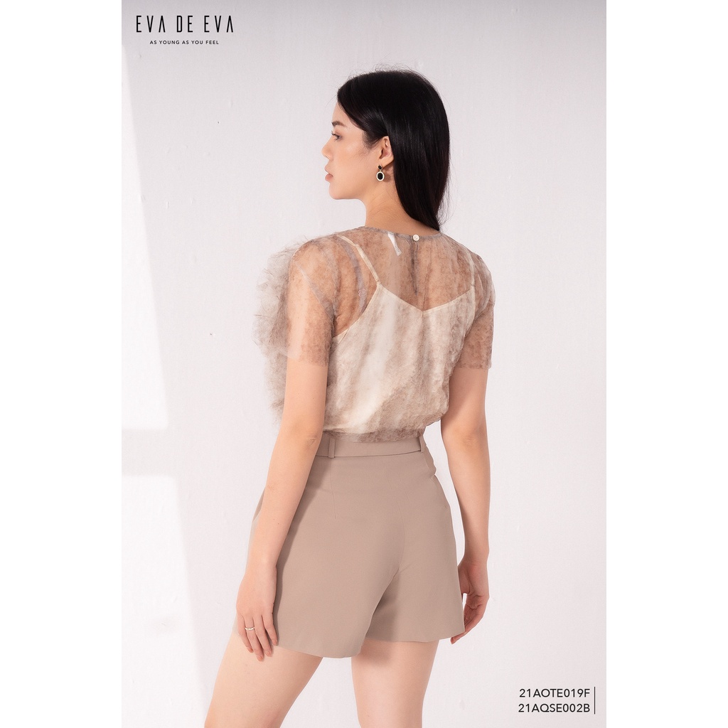 Áo nữ thiết kế cách điệu Eva de Eva 21AOTE019F