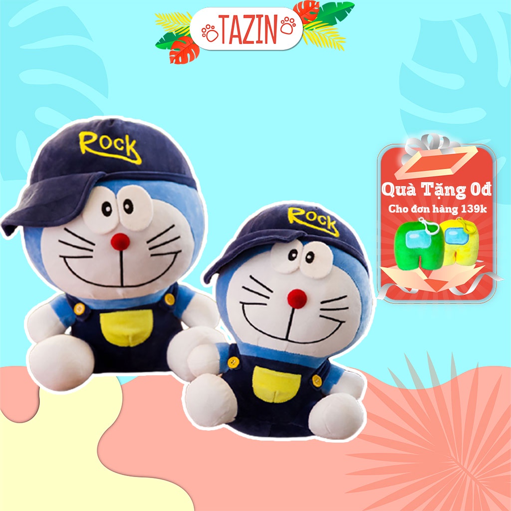 Gấu Bông Doraemon Mũ Cao Cấp Tazin