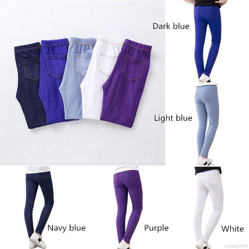 Quần Jean legging denim cho bé gái