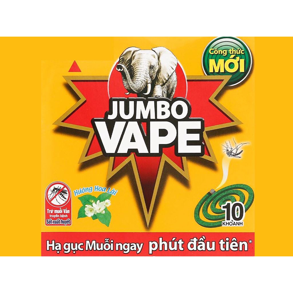 10 khoanh nhang muỗi Jumbo va pe M2 120g